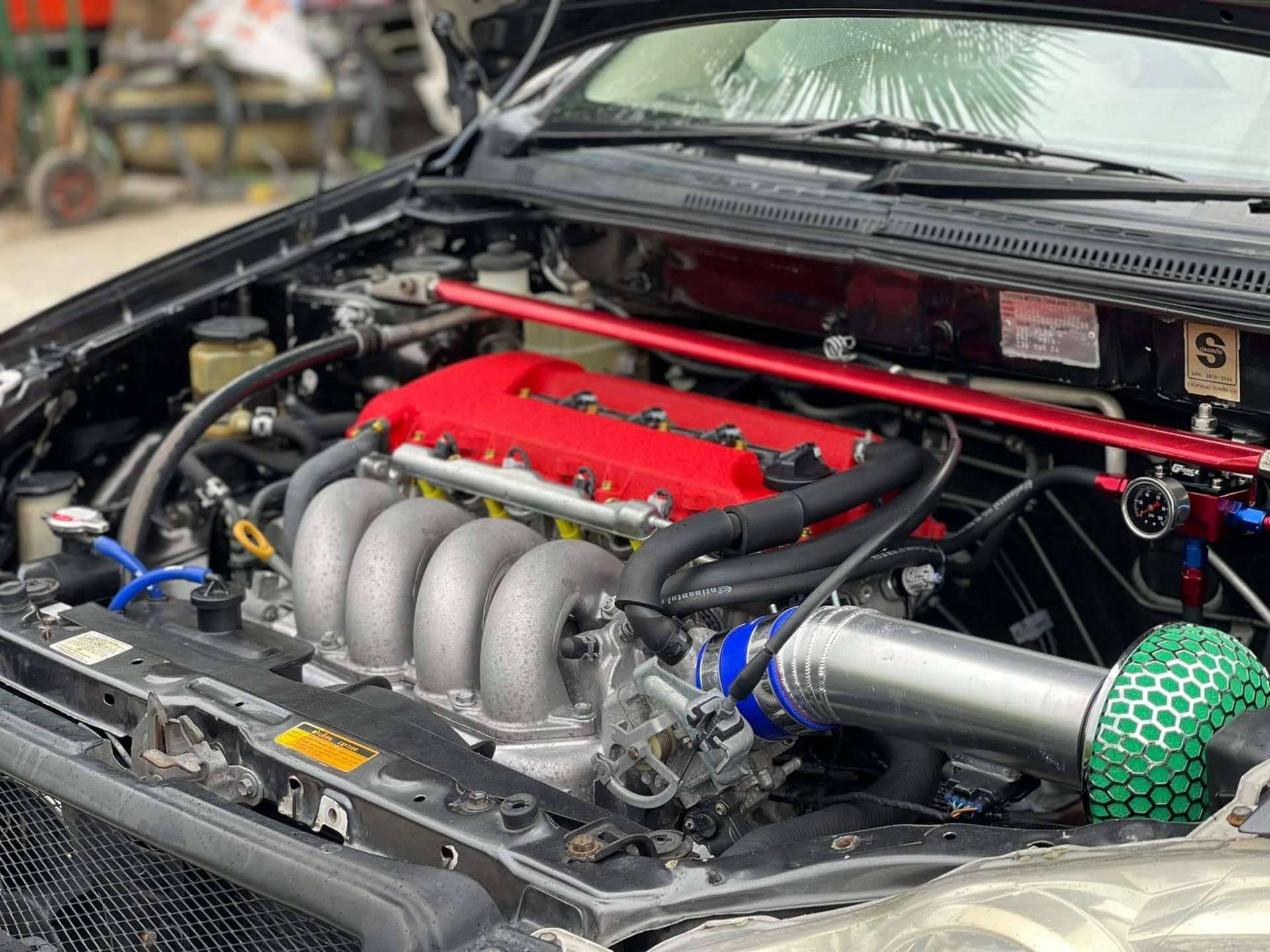 Custom engine bay built at 4K Garage Lahore